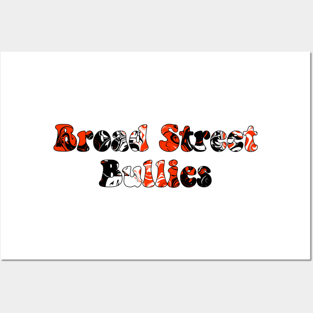 Broad Street Bullies Swirls (Bubble) Wall Art by cartershart